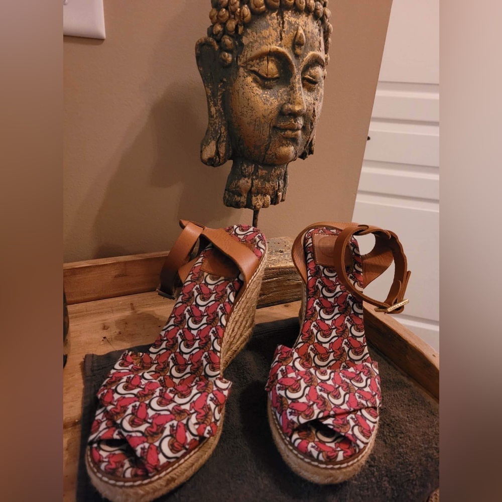 Tory Burch wedges.